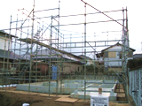 一戸建て仮設足場